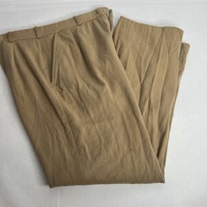 David Brooks Ltd Wool Pants Vtg Crafts Sewing Patch Remnant 14 Camel Flaws Holes